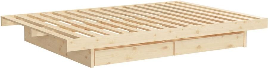 Karup Bedframe Kanso Bed opbergbed bed met of zonder lades Bed met zonder lades inclusief lattenbodem FSC gecertificeerd - Foto 8