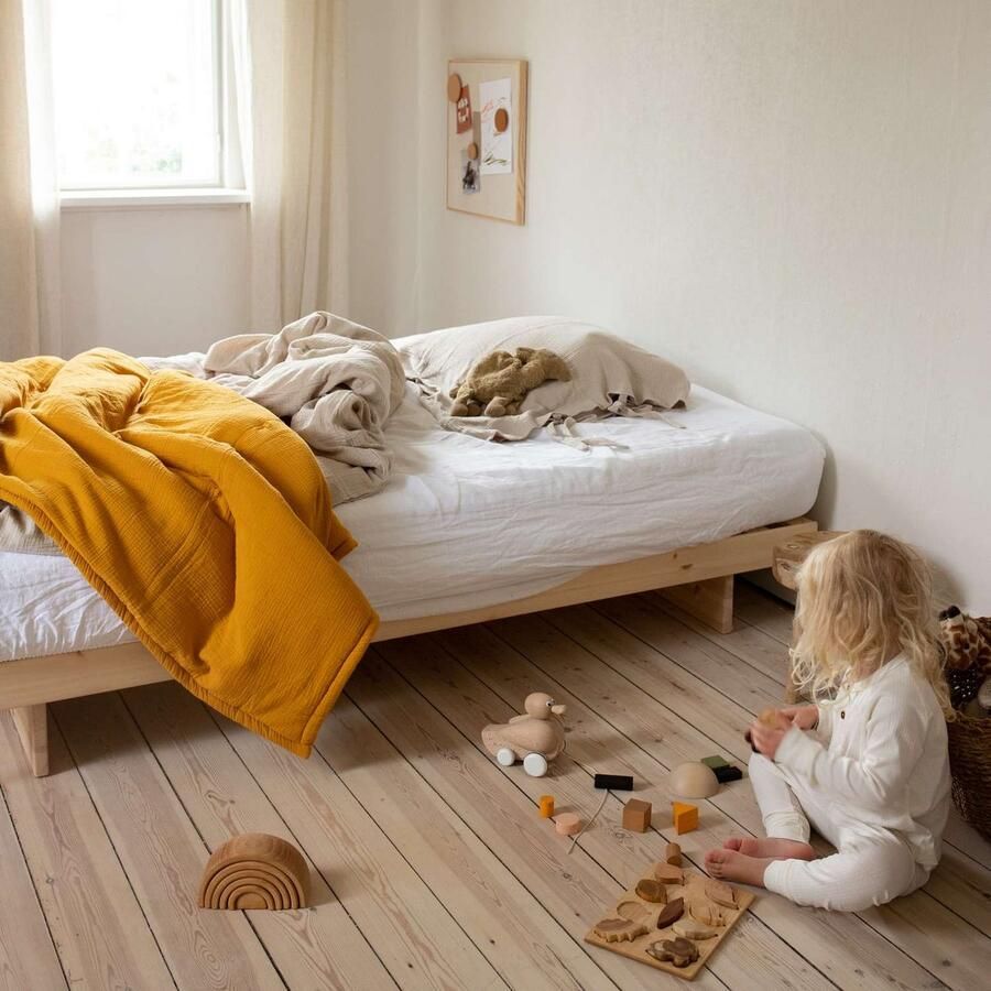 Karup Bedframe Kanso Bed opbergbed bed met of zonder lades Bed met zonder lades inclusief lattenbodem FSC gecertificeerd