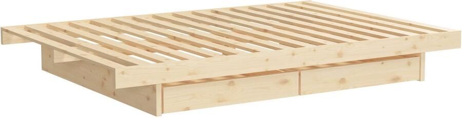 Karup Bedframe Kanso Bed opbergbed bed met of zonder lades Bed met zonder lades inclusief lattenbodem FSC gecertificeerd - Foto 6