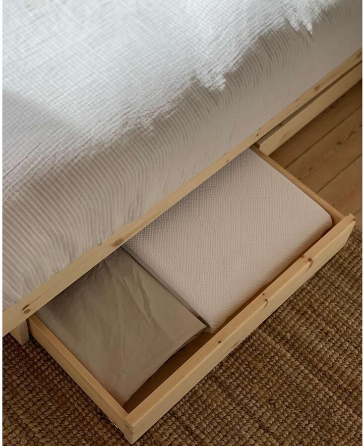 Karup Bedframe Kanso Bed opbergbed bed met of zonder lades Bed met zonder lades inclusief lattenbodem FSC gecertificeerd - Foto 8