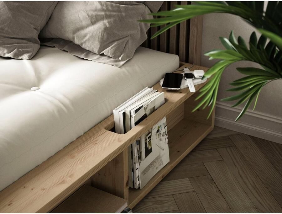Karup Futonbed Ziggy in verschillende breedtes gecertificeerd massief hout - Foto 3