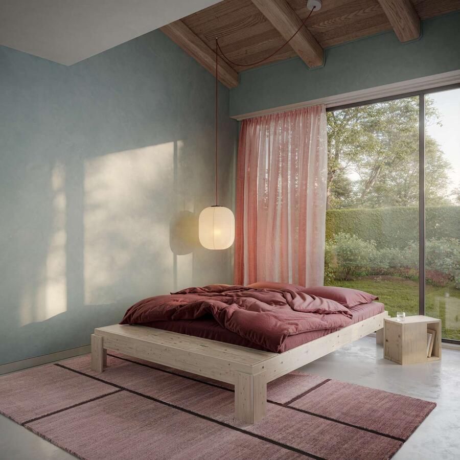 Karup Ledikant met bergruimte Layers bedbank bedframe met opbergbank meerdere maten inclusief lattenbodem excl. matras fsc gecertificeerd massief hout - Foto 2