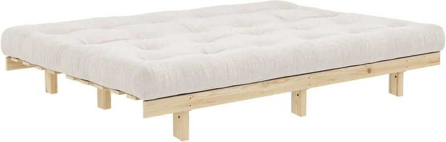 Karup Slaapbank Lean 200 slaapbank logeerbed bank met futonmatras Inclusief futonmatras ligoppervlak 130x200 cm FSC gecertificeerd grenen (2 stuks) - Foto 9