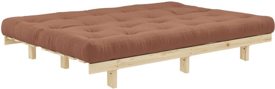 Karup Slaapbank Lean 200 slaapbank logeerbed bank met futonmatras Inclusief futonmatras ligoppervlak 130x200 cm FSC gecertificeerd grenen (2 stuks) - Foto 9