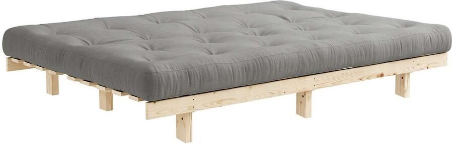 Karup Slaapbank Lean 200 slaapbank logeerbed bank met futonmatras Inclusief futonmatras ligoppervlak 130x200 cm FSC gecertificeerd grenen (2 stuks) - Foto 9