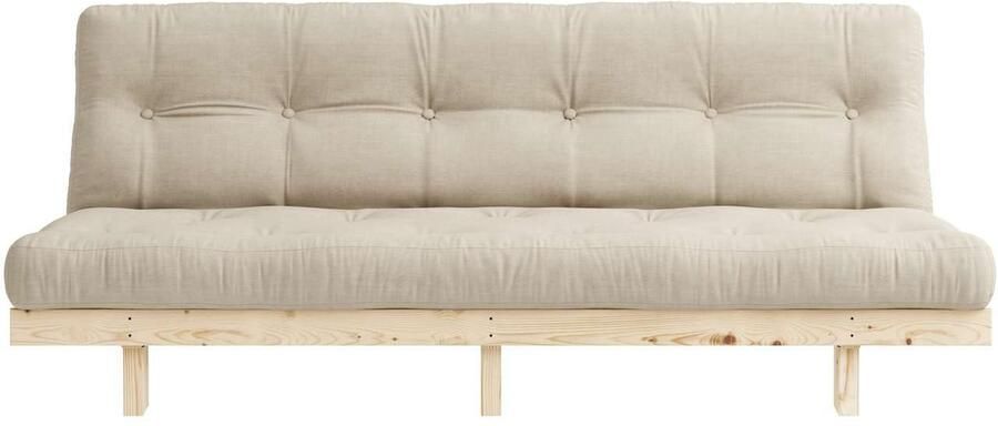 Karup Slaapbank Lean 200 slaapbank logeerbed bank met futonmatras Inclusief futonmatras ligoppervlak 130x200 cm FSC gecertificeerd grenen (2 stuks) - Foto 10