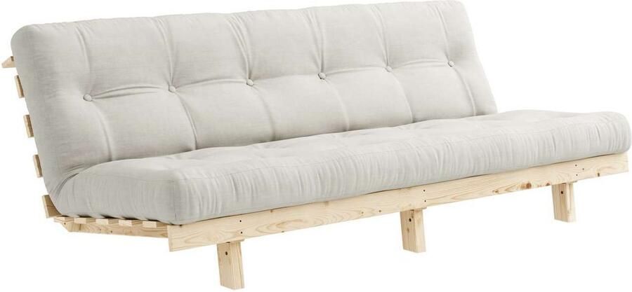 Karup Slaapbank Lean 200 slaapbank logeerbed bank met futonmatras Inclusief futonmatras ligoppervlak 130x200 cm FSC gecertificeerd grenen (2 stuks) - Foto 8
