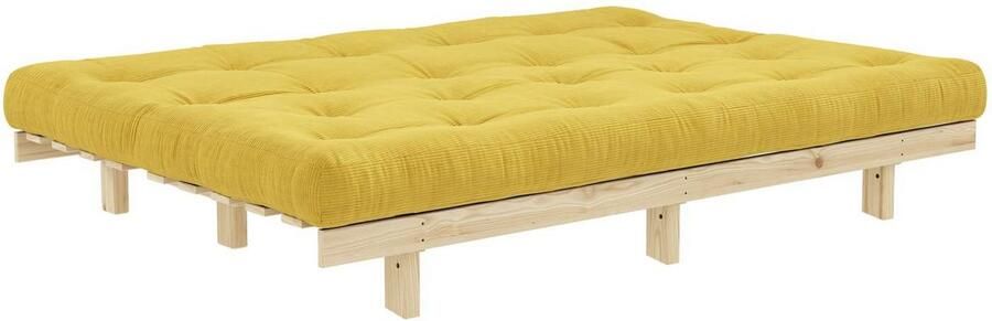 Karup Slaapbank Lean 200 slaapbank logeerbed bank met futonmatras Inclusief futonmatras ligoppervlak 130x200 cm FSC gecertificeerd grenen (2 stuks) - Foto 9