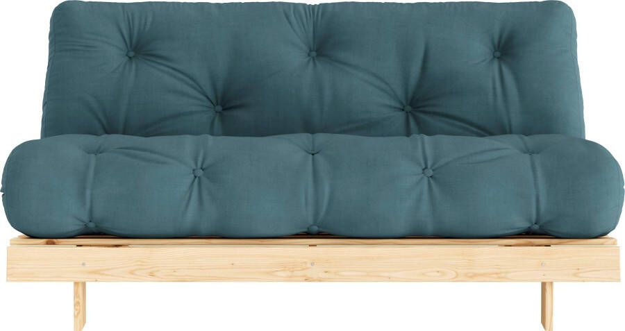 Karup Slaapbank Roots 160 slaapbank logeerbed bank met futonmatras Incl. futonmatras ligoppervlak 160x200 cm FSC gecertificeerd dennenhout (2 stuks) - Foto 9