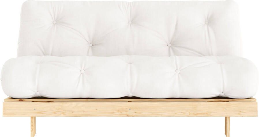 Karup Slaapbank Roots 160 slaapbank logeerbed bank met futonmatras Incl. futonmatras ligoppervlak 160x200 cm FSC gecertificeerd dennenhout (2 stuks) - Foto 9