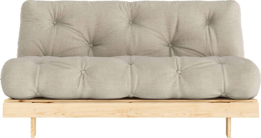 Karup Slaapbank Roots 160 slaapbank logeerbed bank met futonmatras Incl. futonmatras ligoppervlak 160x200 cm FSC gecertificeerd dennenhout (2 stuks) - Foto 9