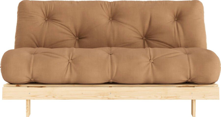 Karup Slaapbank Roots 160 slaapbank logeerbed bank met futonmatras Incl. futonmatras ligoppervlak 160x200 cm FSC gecertificeerd dennenhout (2 stuks) - Foto 9