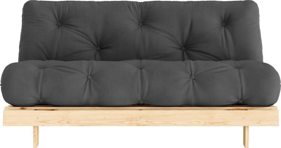 Karup Slaapbank Roots 160 slaapbank logeerbed bank met futonmatras Incl. futonmatras ligoppervlak 160x200 cm FSC gecertificeerd dennenhout (2 stuks) - Foto 9