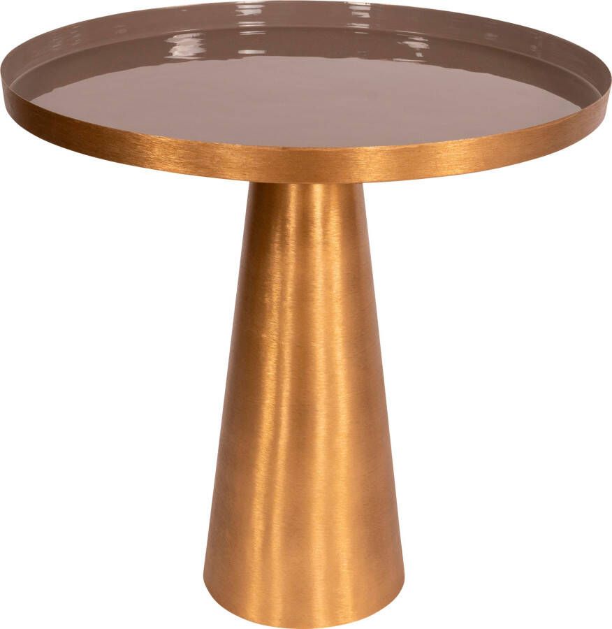 Kayoom Bijzettafel Morrison 525 bijzettafel in ronde vorm stijlvol retro-ontwerp Tafelblad in dienblad vorm moderne kleuren hoogte rand dienblad: 3 cm (1 stuk)