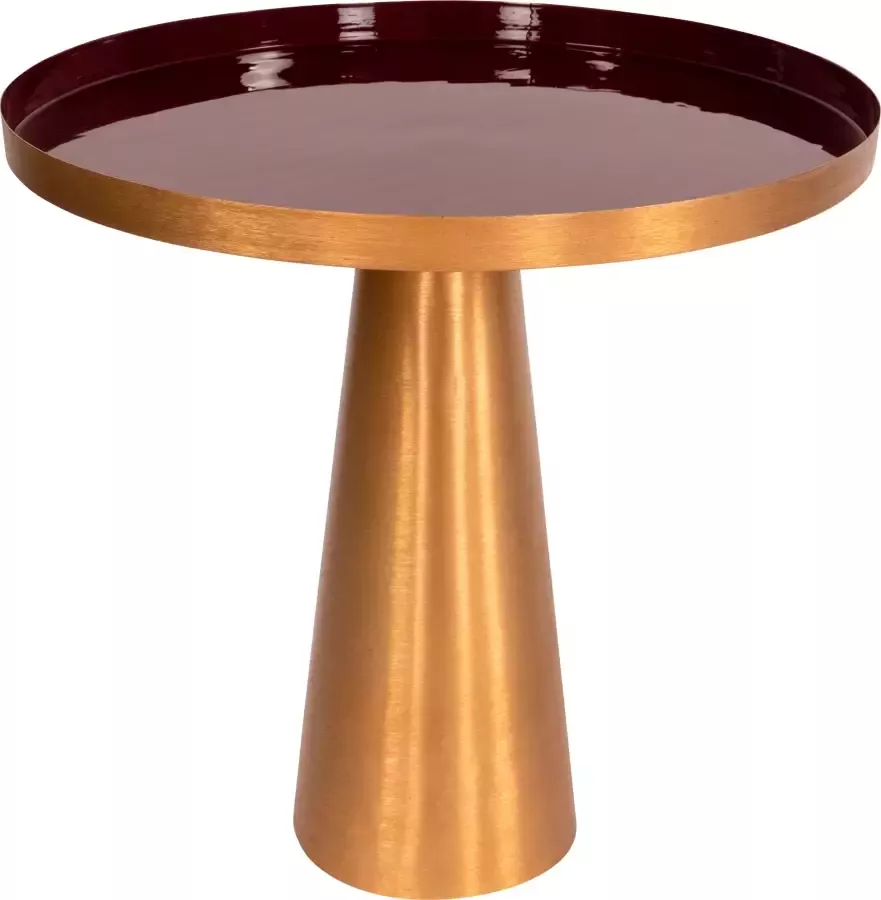 Kayoom Bijzettafel Morrison 525 bijzettafel in ronde vorm stijlvol retro-ontwerp Tafelblad in dienblad vorm moderne kleuren hoogte rand dienblad: 3 cm (1 stuk) - Foto 1
