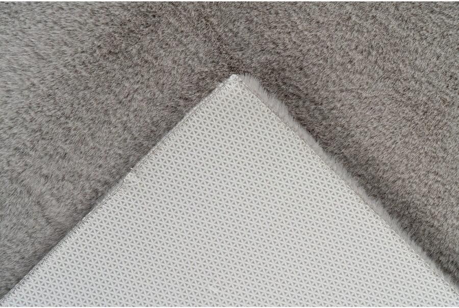 Kayoom Badmat Rabbit Light zachte konijnenbont haptiek badkamer kinderkamer slaapkamer (1 stuk)