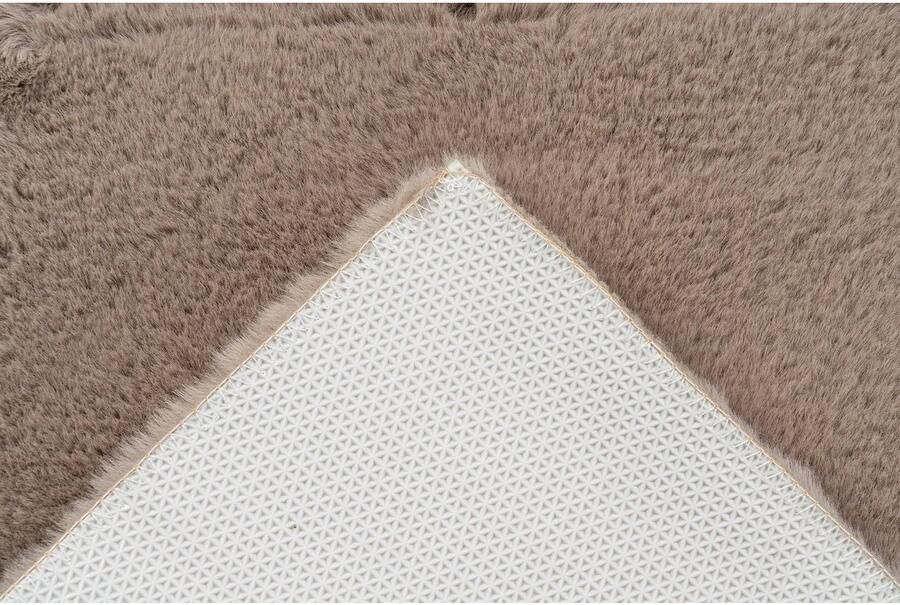 Kayoom Badmat Rabbit Light zachte konijnenbont haptiek badkamer kinderkamer slaapkamer (1 stuk)