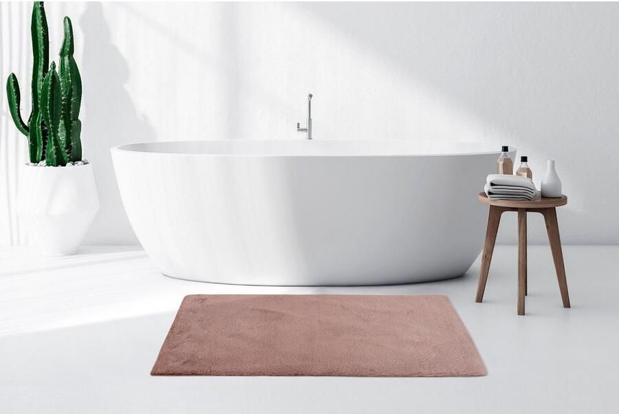 Kayoom Badmat Rabbit Light zachte konijnenbont haptiek badkamer kinderkamer slaapkamer (1 stuk) - Foto 3