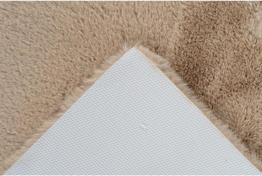 Kayoom Badmat Rabbit Light zachte konijnenbont haptiek badkamer kinderkamer slaapkamer (1 stuk)