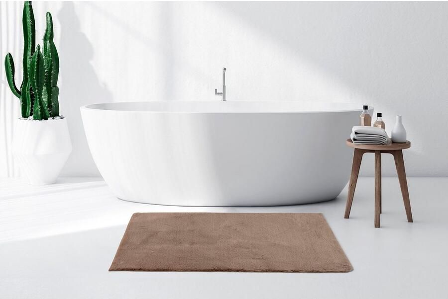 Kayoom Badmat Rabbit Light zachte konijnenbont haptiek badkamer kinderkamer slaapkamer (1 stuk) - Foto 3