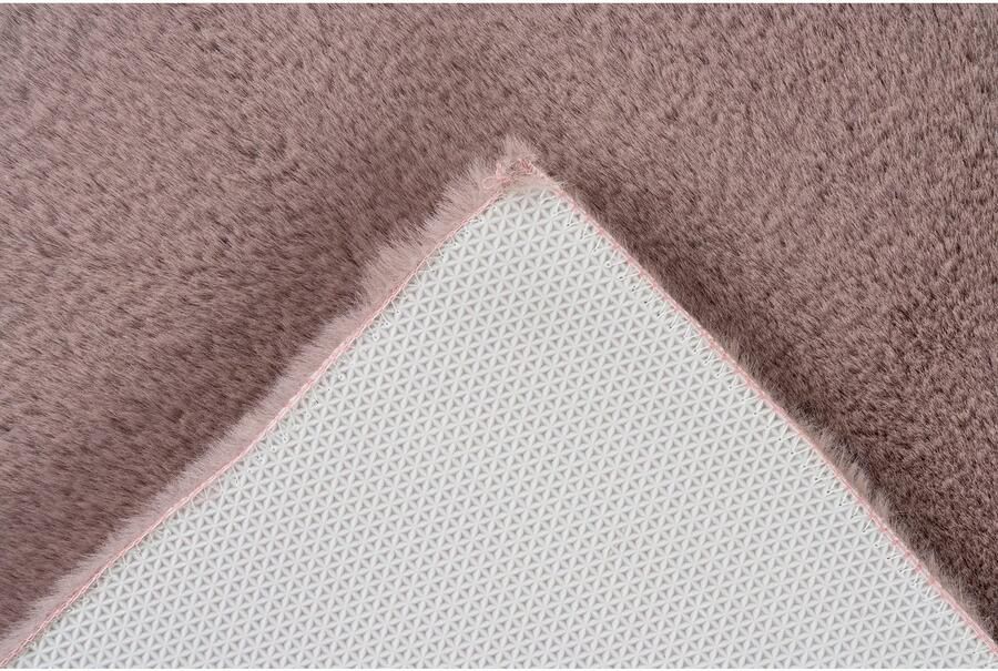 Kayoom Badmat Rabbit Light zachte konijnenbont haptiek badkamer kinderkamer slaapkamer (1 stuk)