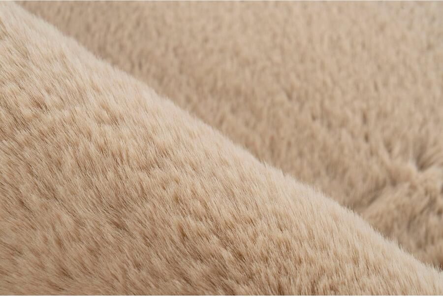 Kayoom Badmat Rabbit zachte konijnenbont haptiek badkamer kinderkamer slaapkamer (1 stuk) - Foto 3