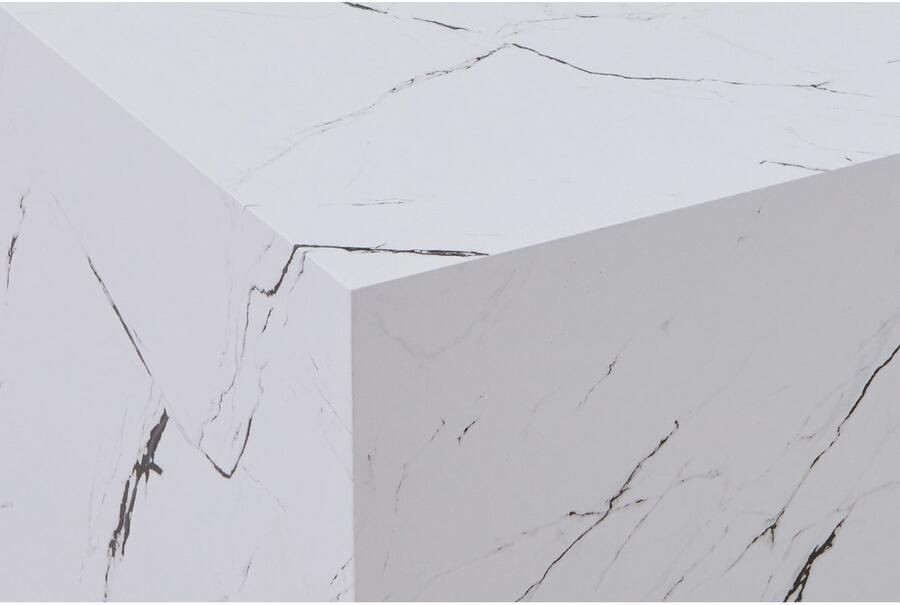 Kayoom Bijzettafel Cuboid 125 modern ontwerp robuuste constructie veelzijdig inzetbaar edele afwerking robuuste constructie (1 stuk) - Foto 4