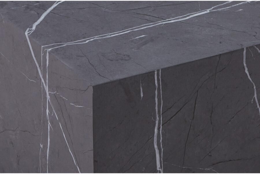 Kayoom Bijzettafel Cuboid 125 modern ontwerp robuuste constructie veelzijdig inzetbaar edele afwerking robuuste constructie (1 stuk) - Foto 4