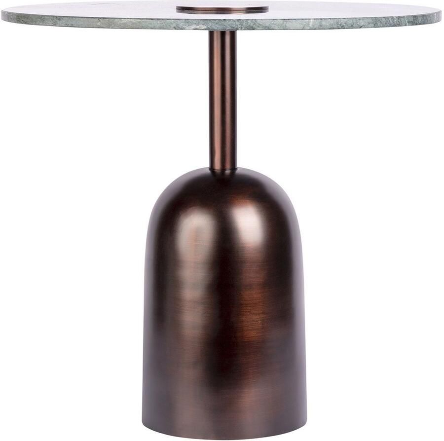 Kayoom Bijzettafel Harry 125 luxe tafelblad van 100% marmer Tafelblad van marmer stabiel frame van ijzer (1 stuk) - Foto 4