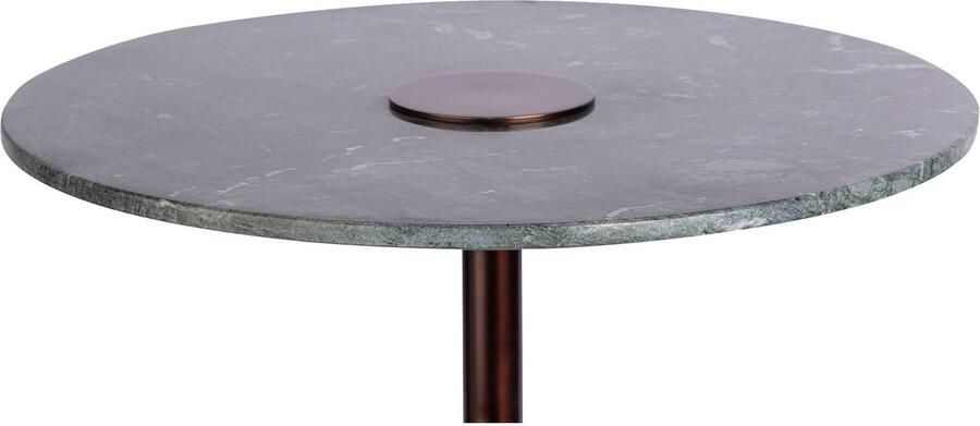 Kayoom Bijzettafel Harry 125 luxe tafelblad van 100% marmer Tafelblad van marmer stabiel frame van ijzer (1 stuk) - Foto 3