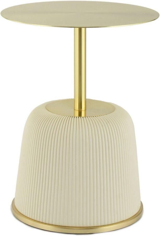 Kayoom Bijzettafel Jokai 325 ijzeren frame PU-stof bekleding praktische opbergruimte elegant stevige constructie onderhoudsvriendelijk (1 stuk) - Foto 5