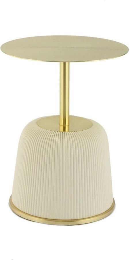 Kayoom Bijzettafel Jokai 325 ijzeren frame PU-stof bekleding praktische opbergruimte elegant stevige constructie onderhoudsvriendelijk (1 stuk) - Foto 6