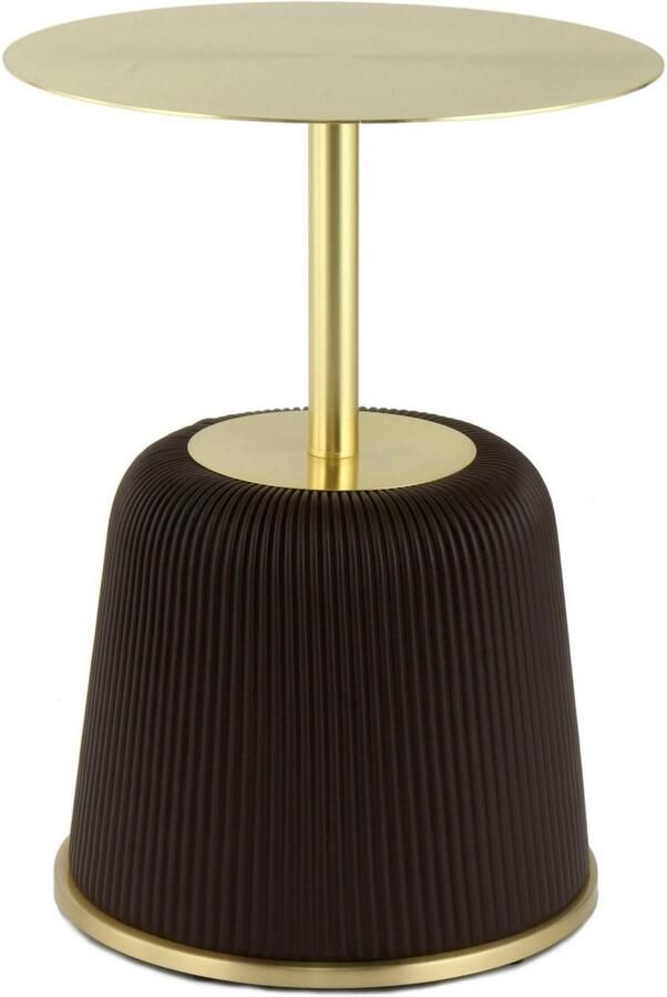 Kayoom Bijzettafel Jokai 325 ijzeren frame PU-stof bekleding praktische opbergruimte elegant stevige constructie onderhoudsvriendelijk (1 stuk) - Foto 5