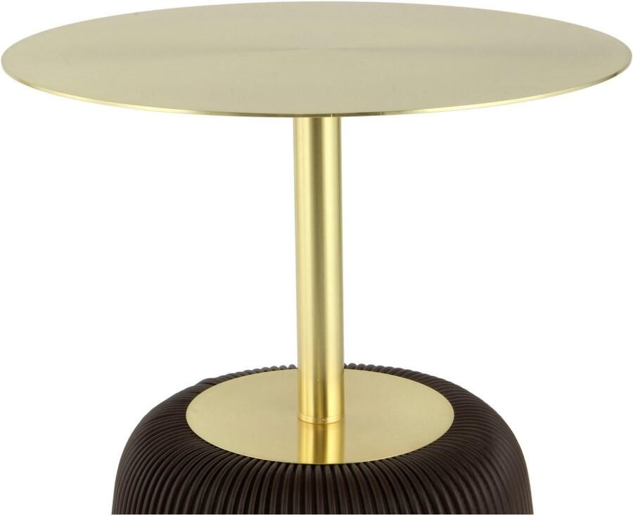 Kayoom Bijzettafel Jokai 325 ijzeren frame PU-stof bekleding praktische opbergruimte elegant stevige constructie onderhoudsvriendelijk (1 stuk) - Foto 2