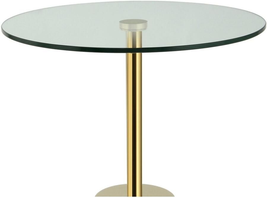 Kayoom Bijzettafel Lana 125 robuust glasblad basis in marmerlook robust onderhoudsvriendelijk van hoge kwaliteit geschikt voor buiten en binnen (1 stuk) - Foto 3