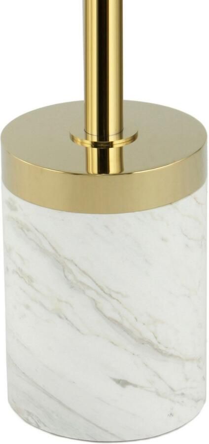 Kayoom Bijzettafel Lana 125 robuust glasblad basis in marmerlook robust onderhoudsvriendelijk van hoge kwaliteit geschikt voor buiten en binnen (1 stuk) - Foto 5