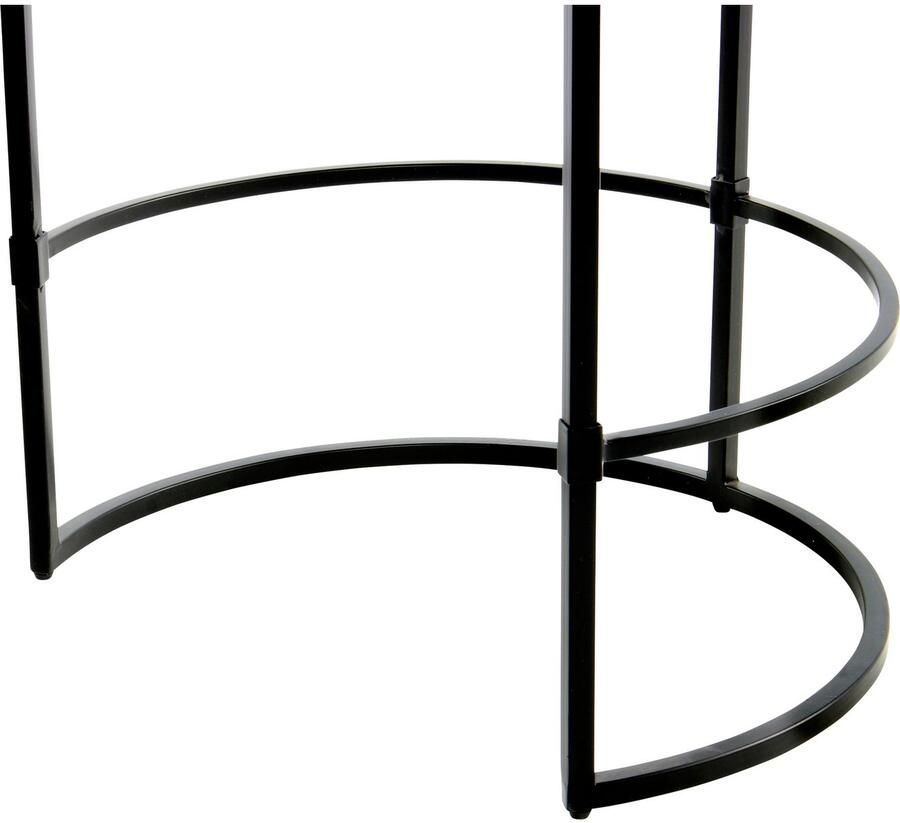 Kayoom Bijzettafel Louis 225 design-tafel met stijl marmeren tafelblad Marmeren tafelblad detailrijk robuust frame tijdloos (1 stuk) - Foto 2