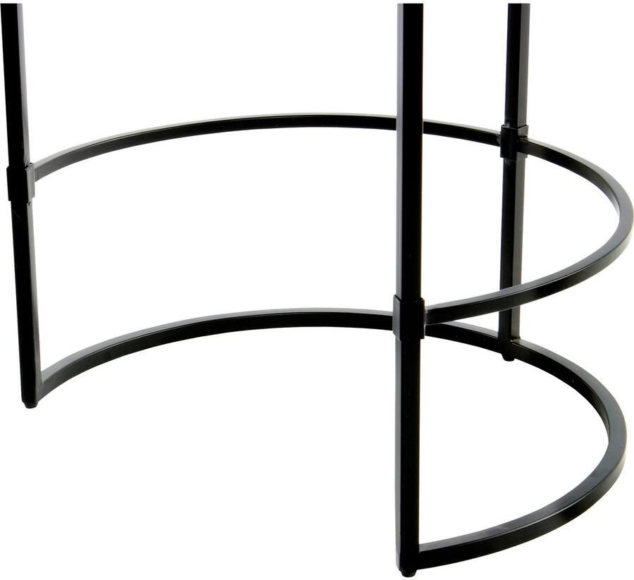 Kayoom Bijzettafel Louis 225 design-tafel met stijl marmeren tafelblad Marmeren tafelblad detailrijk robuust frame tijdloos (1 stuk) - Foto 2