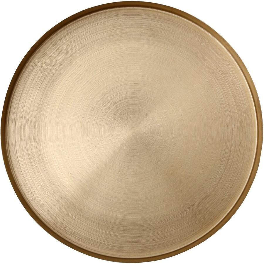 Kayoom Bijzettafel Louisa 125 bijzettafel van metaal en marmer aantrekkelijk ontwerp Decoratief edele marmeren plaat en metalen dienblad stijlvol ontwerp (1 stuk) - Foto 2
