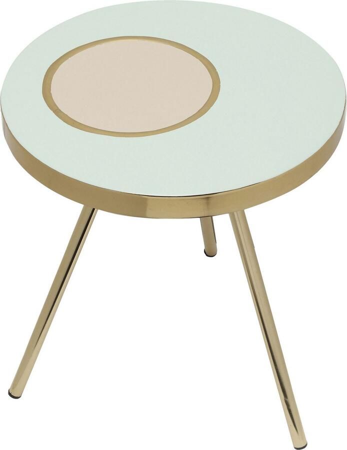 Kayoom Bijzettafel Morrison 2025 bijzettafel van ijzer Handwerk gelakte tafel met metaleffecten op 3 poten (1 stuk) - Foto 3