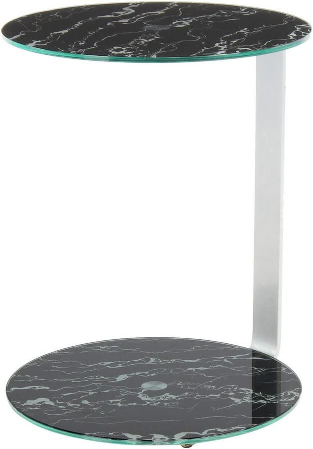 Kayoom Bijzettafel Quentin 525 sofa-bijzettafel met metalen frame Onderstel ook als legplank elegante vorm en verschillende kleurvarianten (1 stuk) - Foto 5