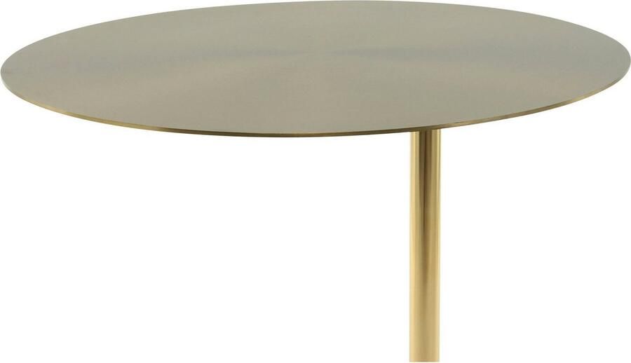 Kayoom Bijzettafel Rocio opvallend design stabiele marmeren sokkel opvallend frame stabiele marmeren voet gemarmerde glazen plaat (1 stuk) - Foto 7