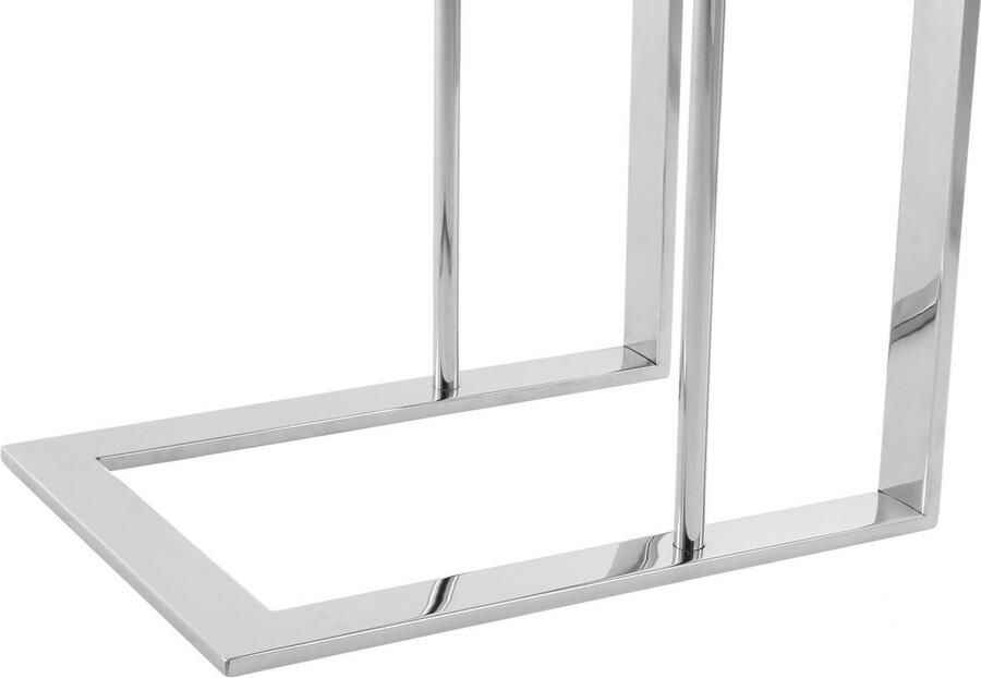 Kayoom Bijzettafel Sten 125 minimalistisch ontwerp gemaakt van 100% RVS (1 stuk) - Foto 2