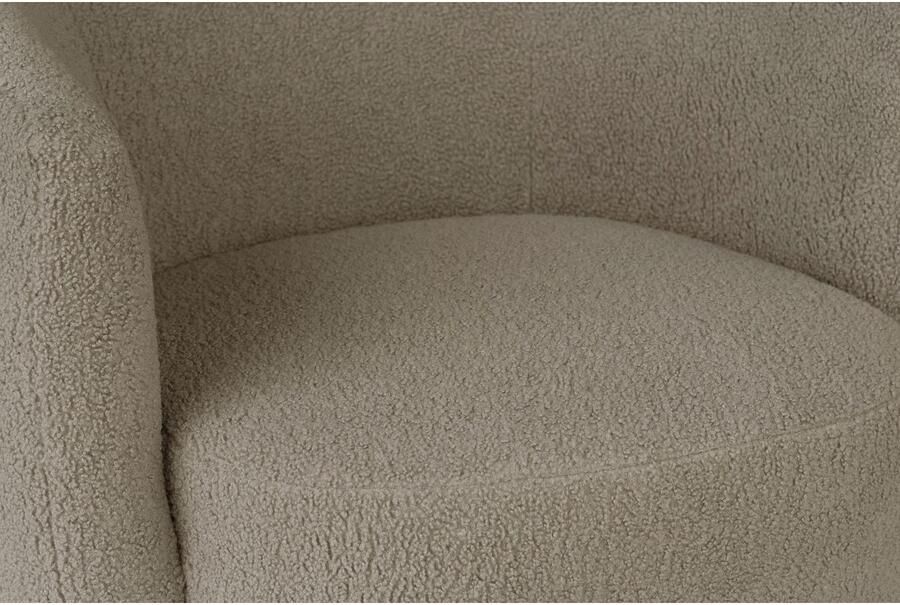Kayoom Draaibare fauteuil Stoel Aveiro 125 BESTSELLER! teddystoel bohem scandy knuffelzacht teddy-stof comfortabel gepolsterd minimalistisch (1 stuk) - Foto 5