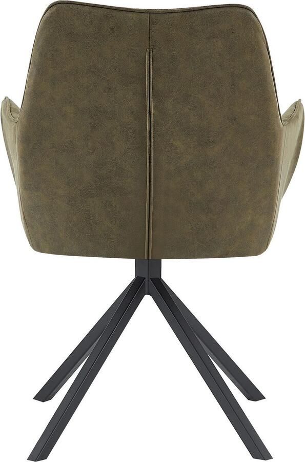 Kayoom Draaistoel Stoel Aeron 125 met armleuning 180° draaibaar met terughaalfunctie 180° draaibaar met automatische terugrolfunctie eenvoudig opstaan met armleuning (1 stuk) - Foto 5