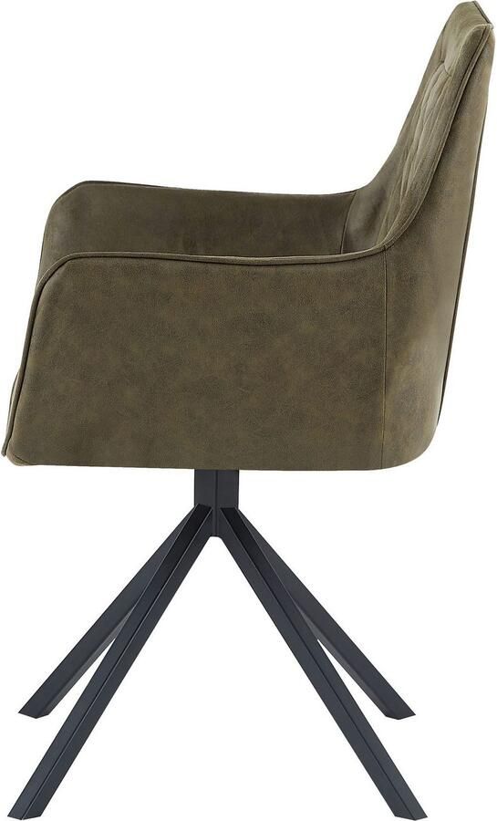 Kayoom Draaistoel Stoel Aeron 125 met armleuning 180° draaibaar met terughaalfunctie 180° draaibaar met automatische terugrolfunctie eenvoudig opstaan met armleuning (1 stuk) - Foto 6