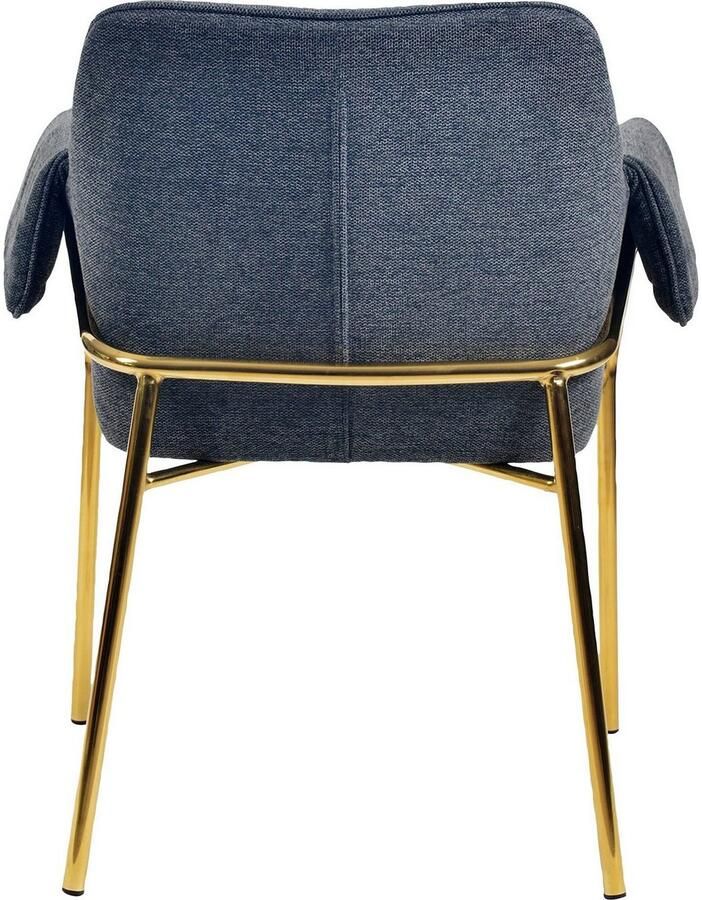 Kayoom Eetkamerstoel Stoel Kelsey gepolsterde rugleuning en zitting comfortabel gedekte kussenkleuren praktische armleuningen (1 stuk) - Foto 5