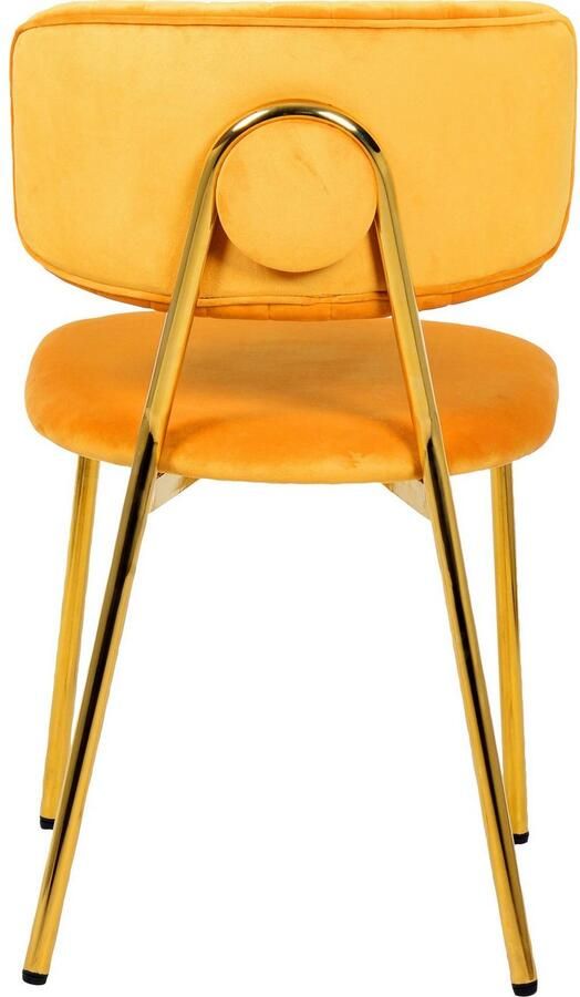 Kayoom Eetkamerstoel Stoel Kian 125 2-delige set filigraan metalen frame onderhoudsvriendelijke fluwelen bekleding (set 2 stuks) - Foto 7