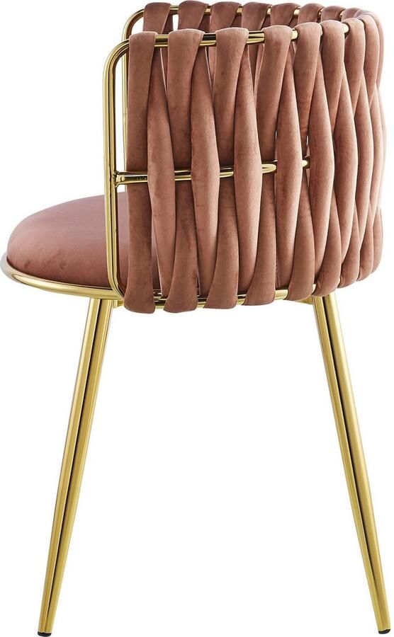 Kayoom Eetkamerstoel Stoel Milla 125 2-delige set geweldig ontwerp van de rugleuning ronde zitting (set 2 stuks) - Foto 7