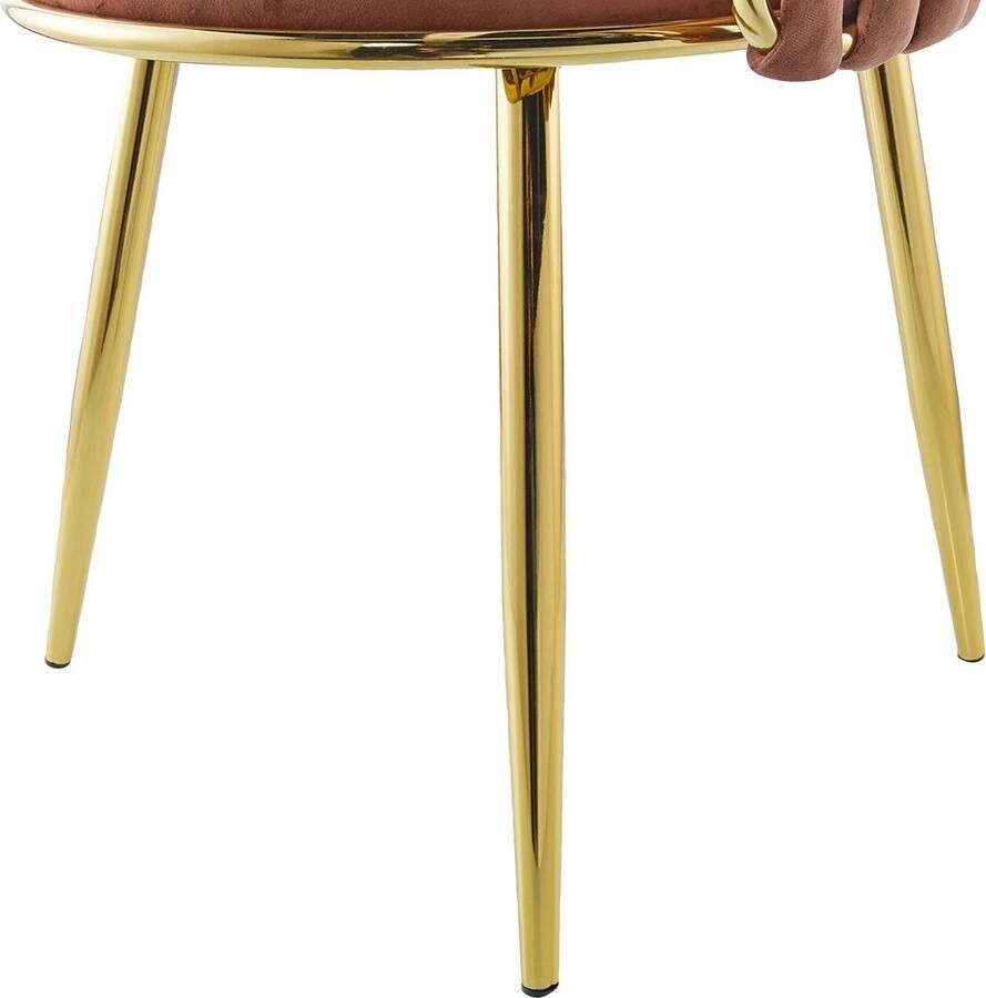 Kayoom Eetkamerstoel Stoel Milla 125 2-delige set geweldig ontwerp van de rugleuning ronde zitting (set 2 stuks) - Foto 2